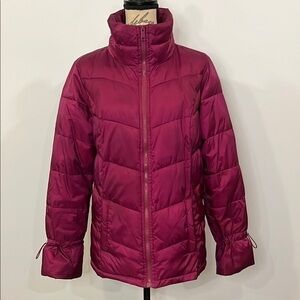 Motto from HSN puffer jacket in magenta M